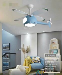 Quạt trần đèn Vũ Gia Luxury VGMB Xanh