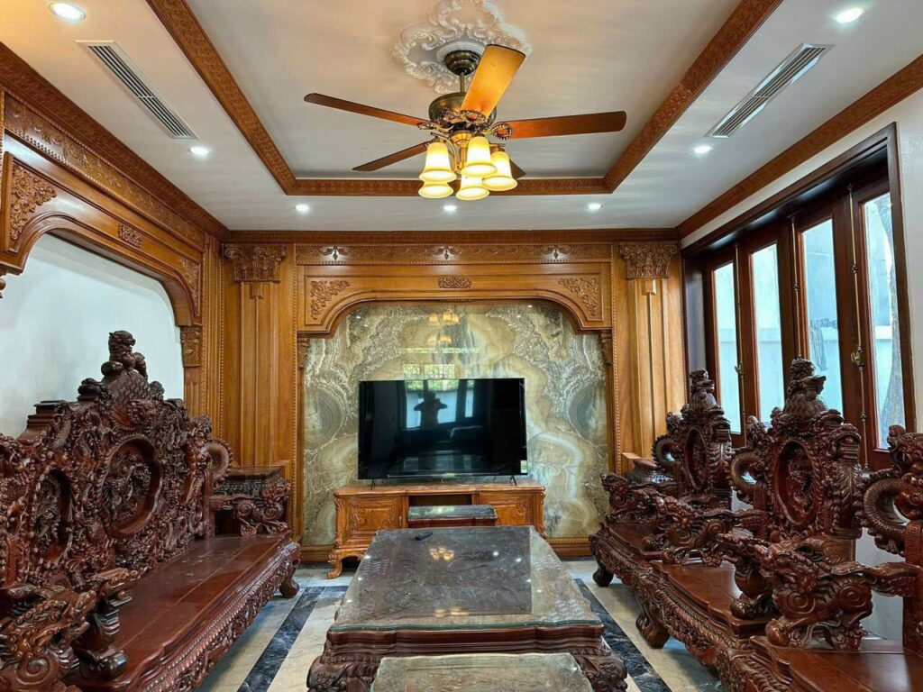 Quạt trần đèn Vũ Gia Luxury