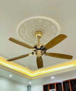 Quạt trần đèn Vũ Gia Luxury VG2070 Vàng