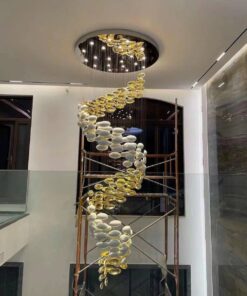 Đèn chùm thông tầng pha lê cao cấp vũ gia Luxury