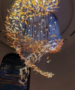 Đèn chùm thông tầng pha lê cao cấp vũ gia Luxury