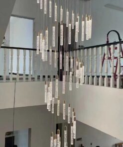 Đèn chùm thông tầng pha lê cao cấp vũ gia Luxury